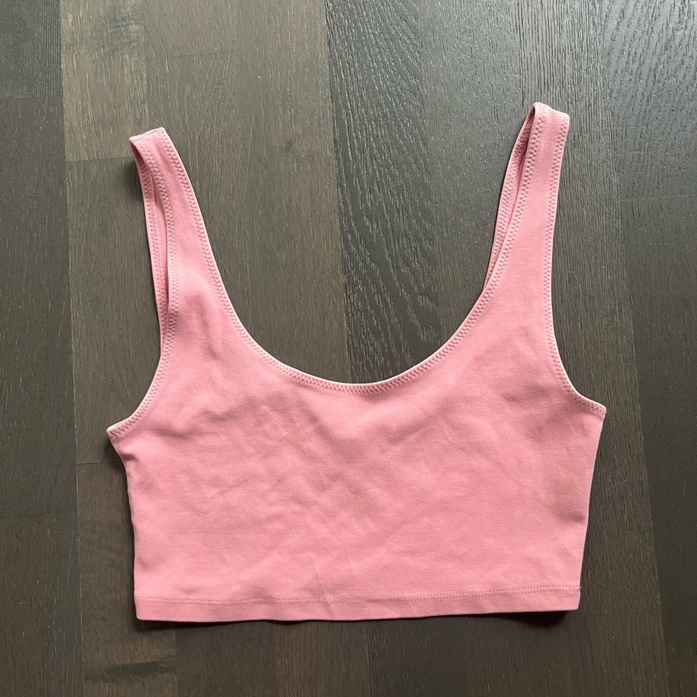 Wilfred sporty pink tank top
